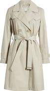 Via Spiga Water Resistant Cotton Blend Trench Coat