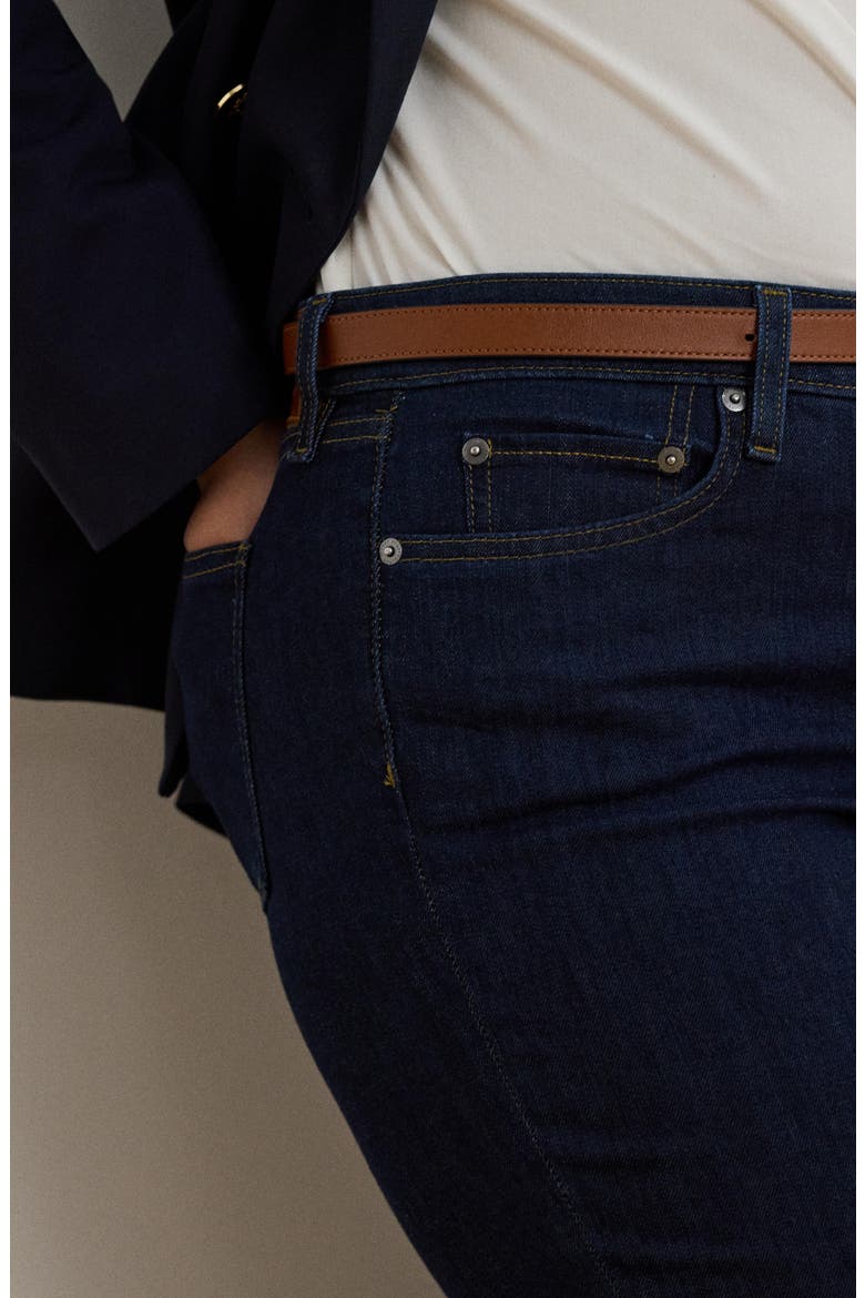 Straight Leg Jeans, Alternate, color, DARK RINSE