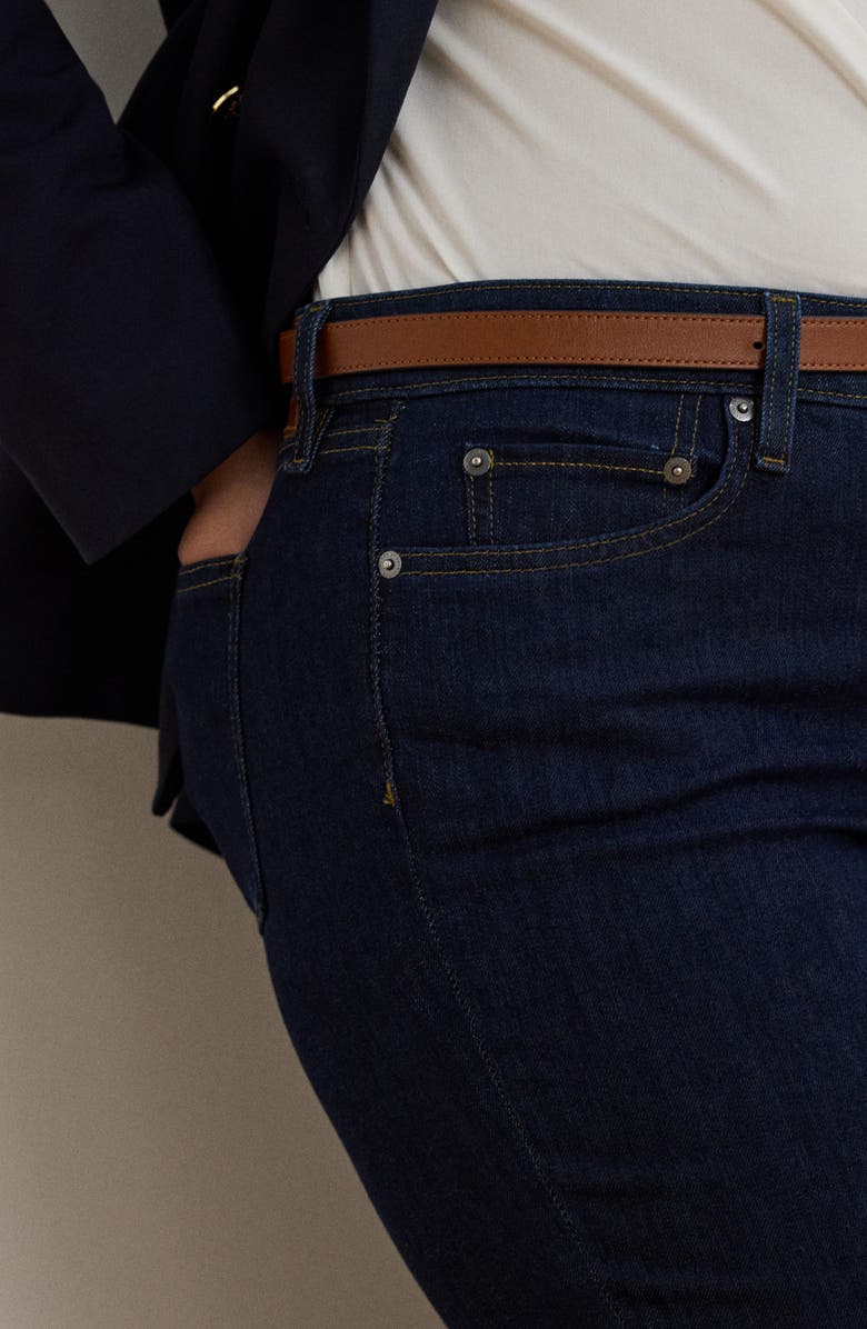 Lauren Ralph Lauren Straight Leg Jeans, Alternate, color, Dark Rinse Wash Denim