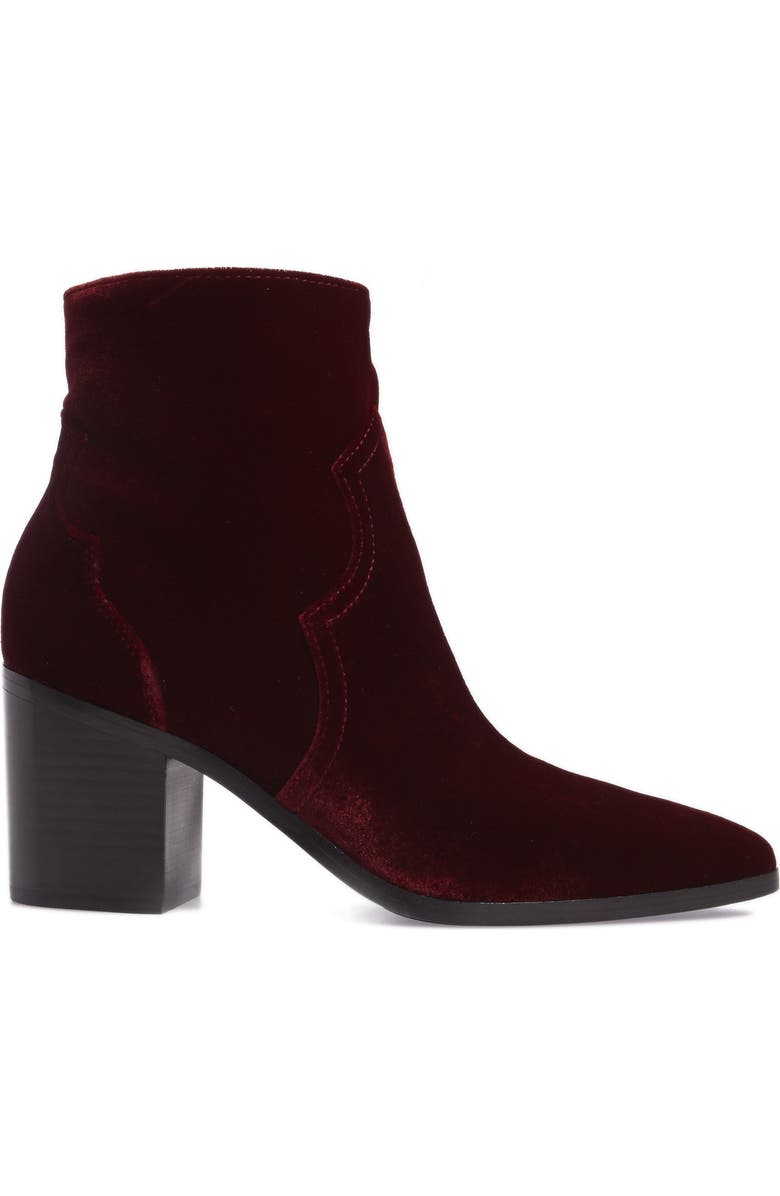 Frye Flynn Short Velvet Bootie, Alternate, color,