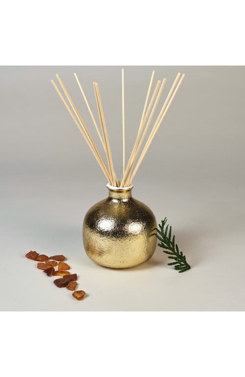 Blueme Festive Small Ceramic Reed Diffuser In Burgundy