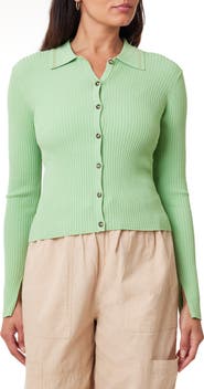 Scotch & Soda Rib Polo Cardigan Sweater