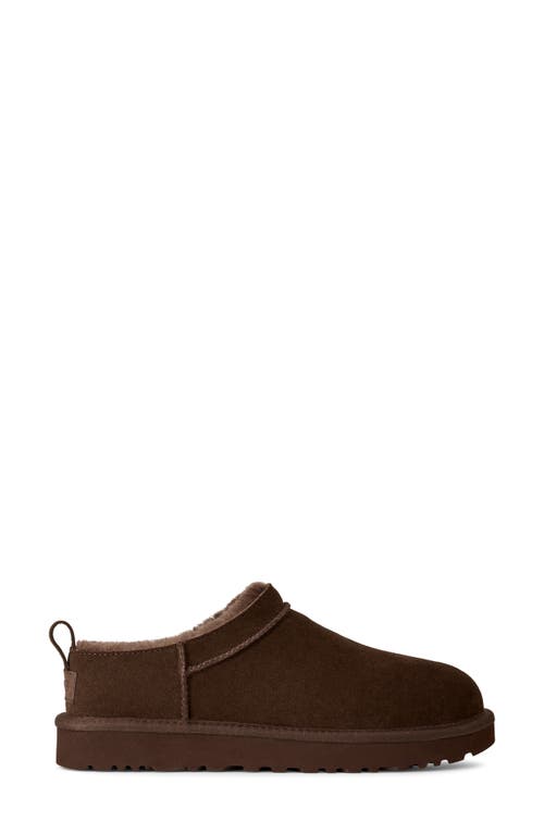 Ugg(r) Classic Micro Genuine Shearling Slipper In Brown