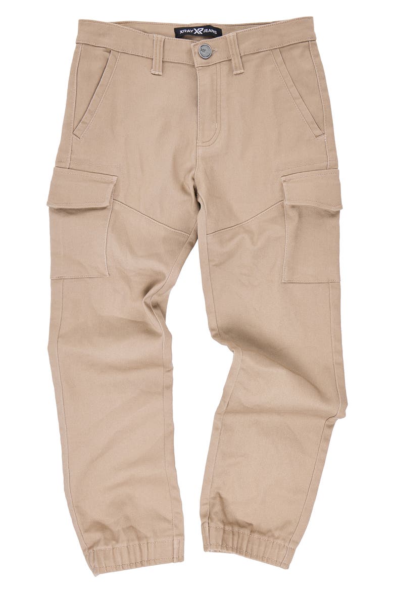 Kids' Flex Waist Commuter Cargo Joggers, Alternate, color, KHAKI