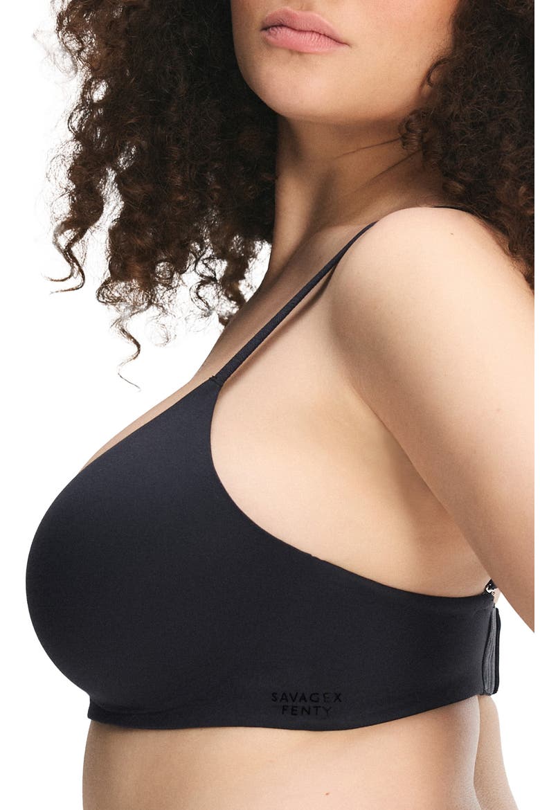 Soft N' Savage Wireless Push-Up Bra, Alternate, color, BLACK CAVIAR