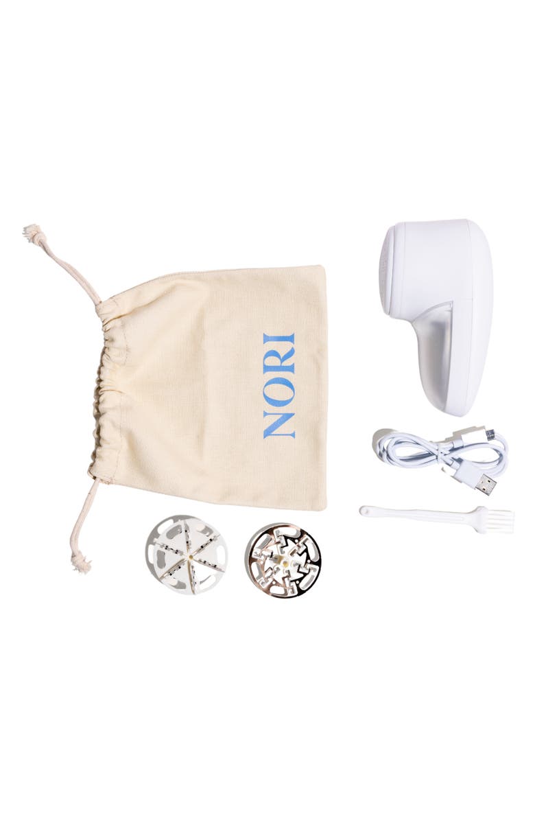 Nori Trim Fabric Shaver, Alternate, color, White