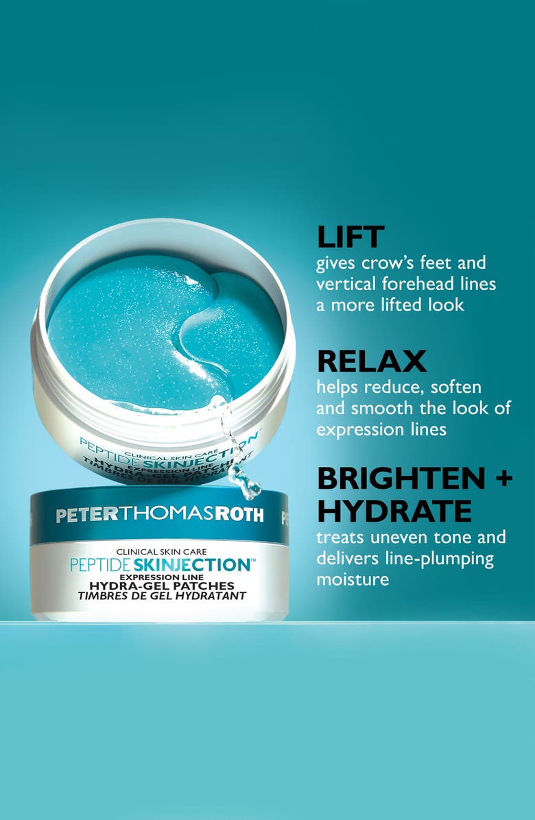 Peter Thomas Roth Peptide Skinjection Expression Line Hydra-Gel Patches, Alternate, color, 