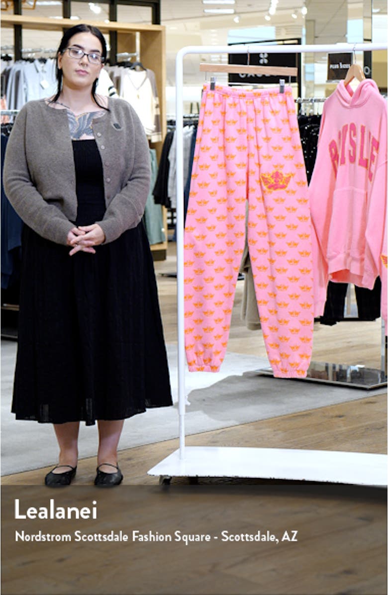 Not Your Puppy Kimmy Cotton Blend Sweatpants, sales video thumbnail