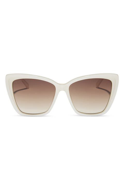 Becky II 56mm Cat Eye Sunglasses