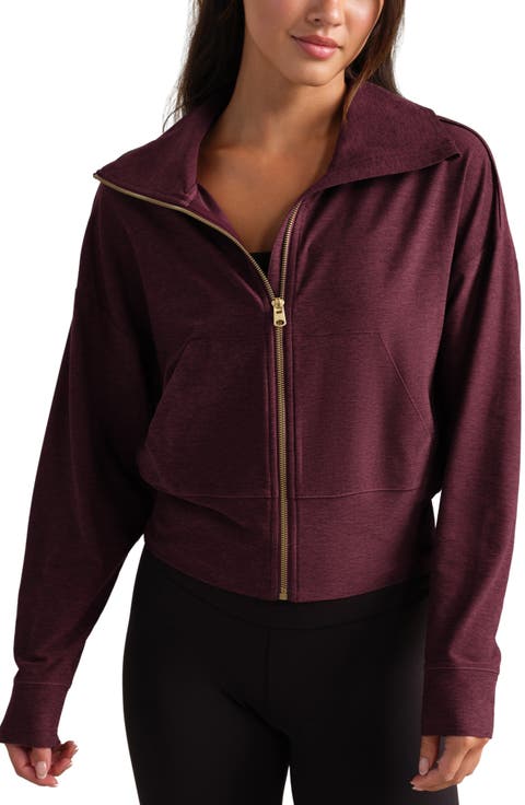 Atmosphere Crop Zip Sweatshirt