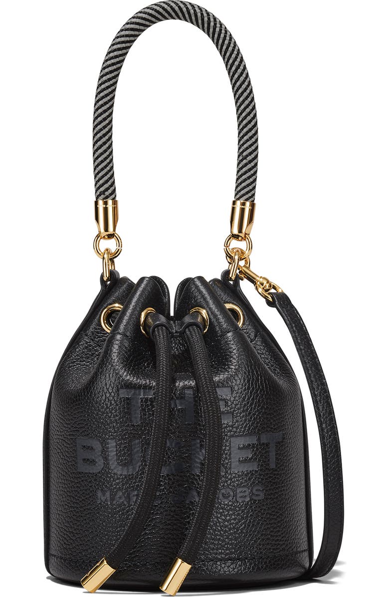 Marc Jacobs The Leather Mini Bucket Bag, Main, color,