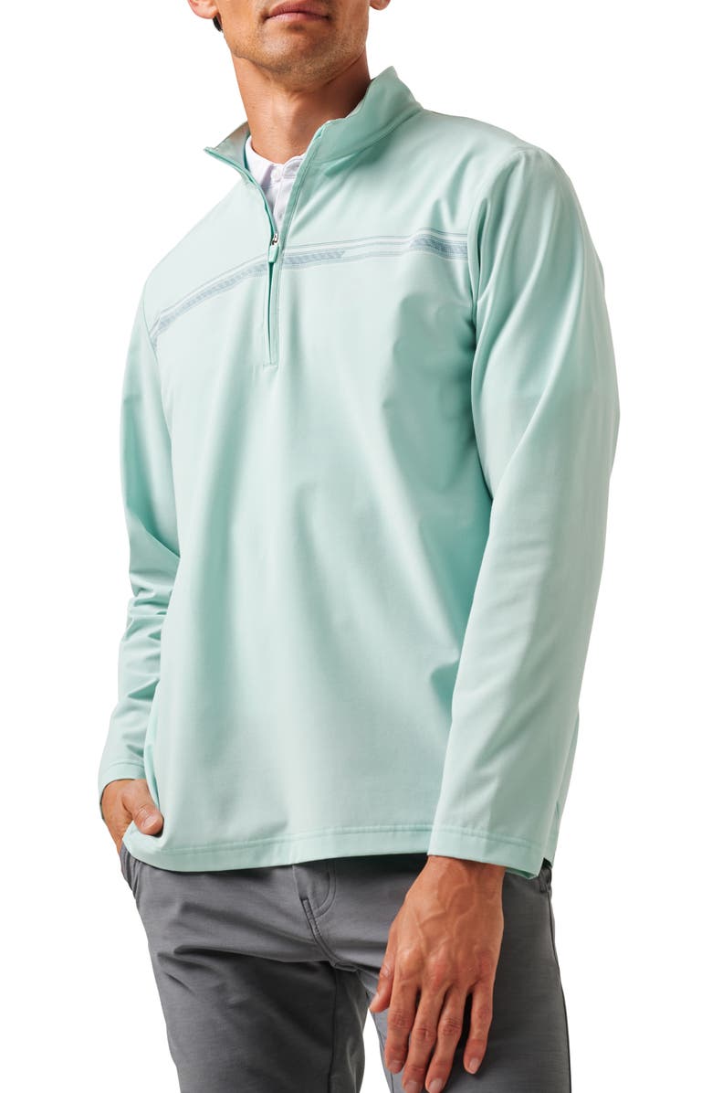 TravisMathew On the Map Quarter Zip Pullover, Main, color, 