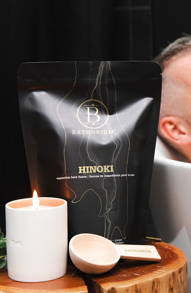 Bathorium Hinoki Magnesium Bath Flakes, Alternate, color, 