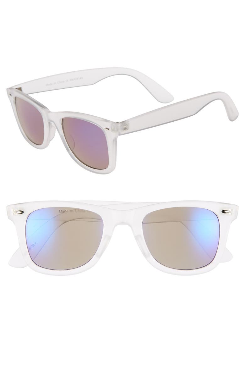 Topman Retro Sunglasses, Main, color, 