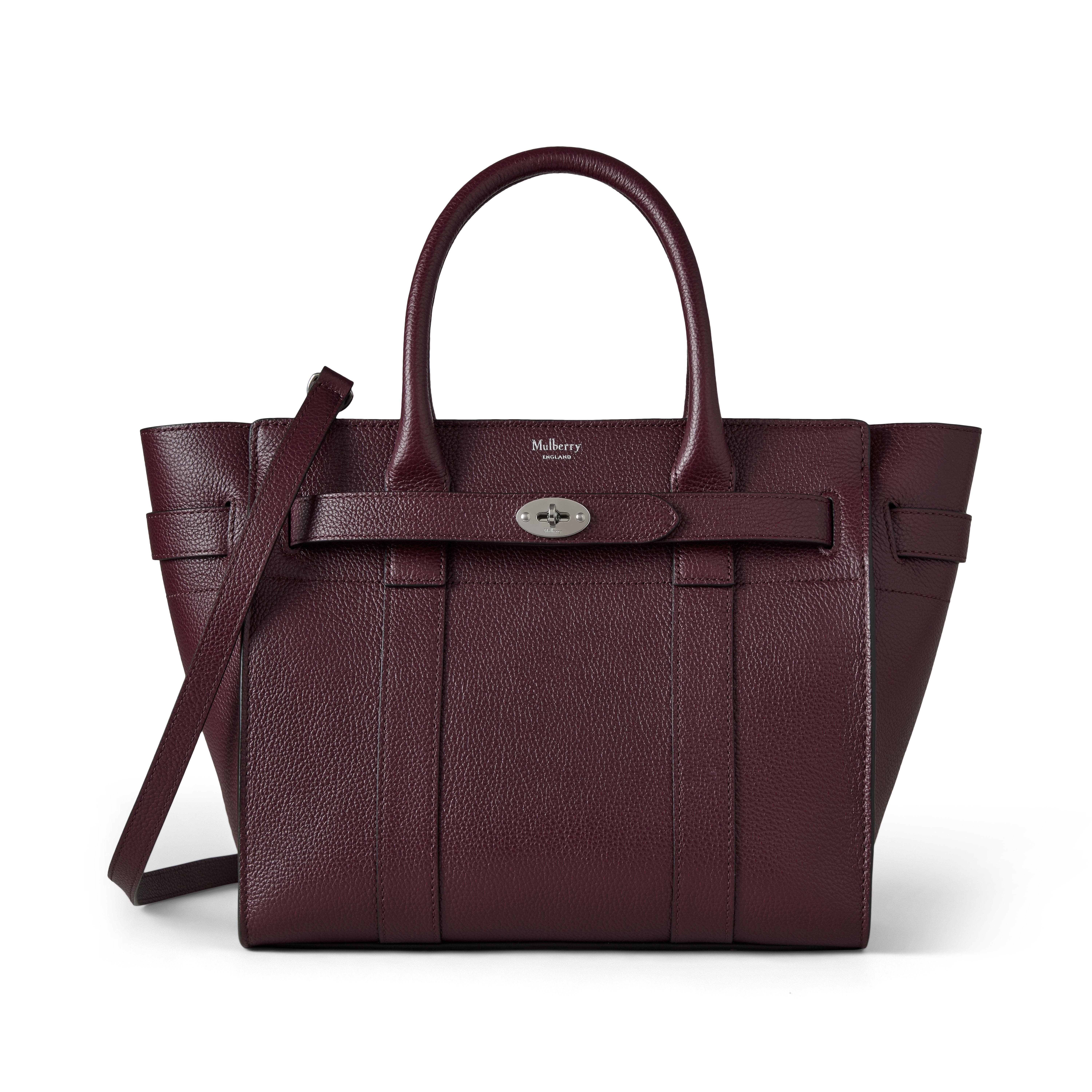 Mulberry Small Zipped Bayswater, Main, color, 