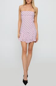 Princess Polly Delamere Polka Dot Halter Minidress