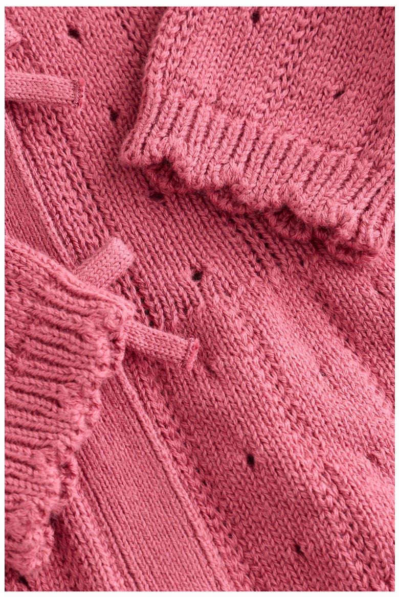 Kids' Peplum Knit Cardigan and Leggings Set, Alternate, color, PINK