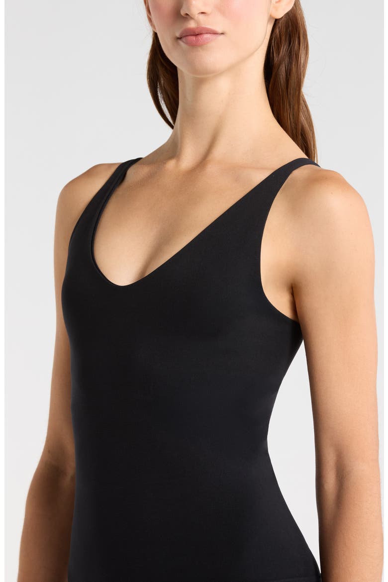 Seamless Shelf Bra Layering Tank, Alternate, color, BLACK