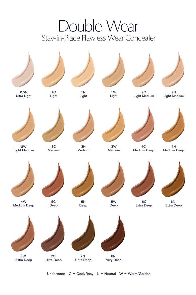 Double Wear Stay-in-Place Flawless Longwear Cream Concealer, Alternate, color, 1C LIGHT / COOL