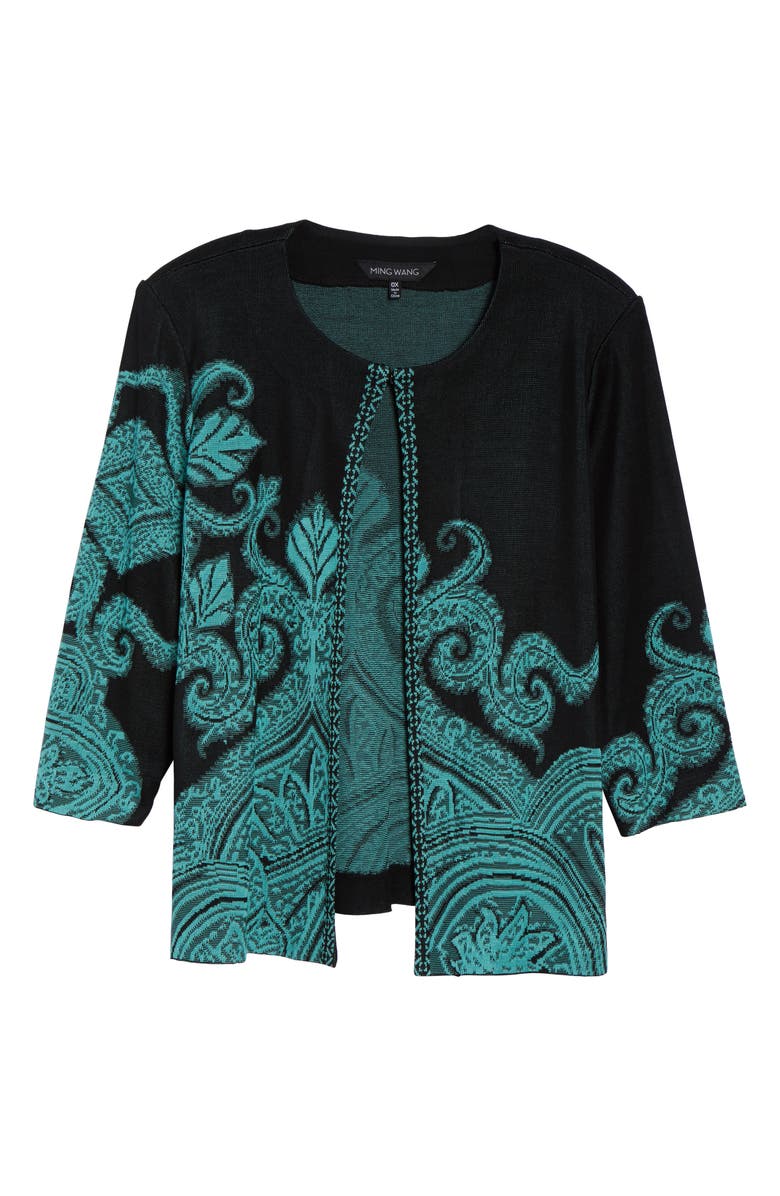 Ming Wang Knit Jacket, Alternate, color, 