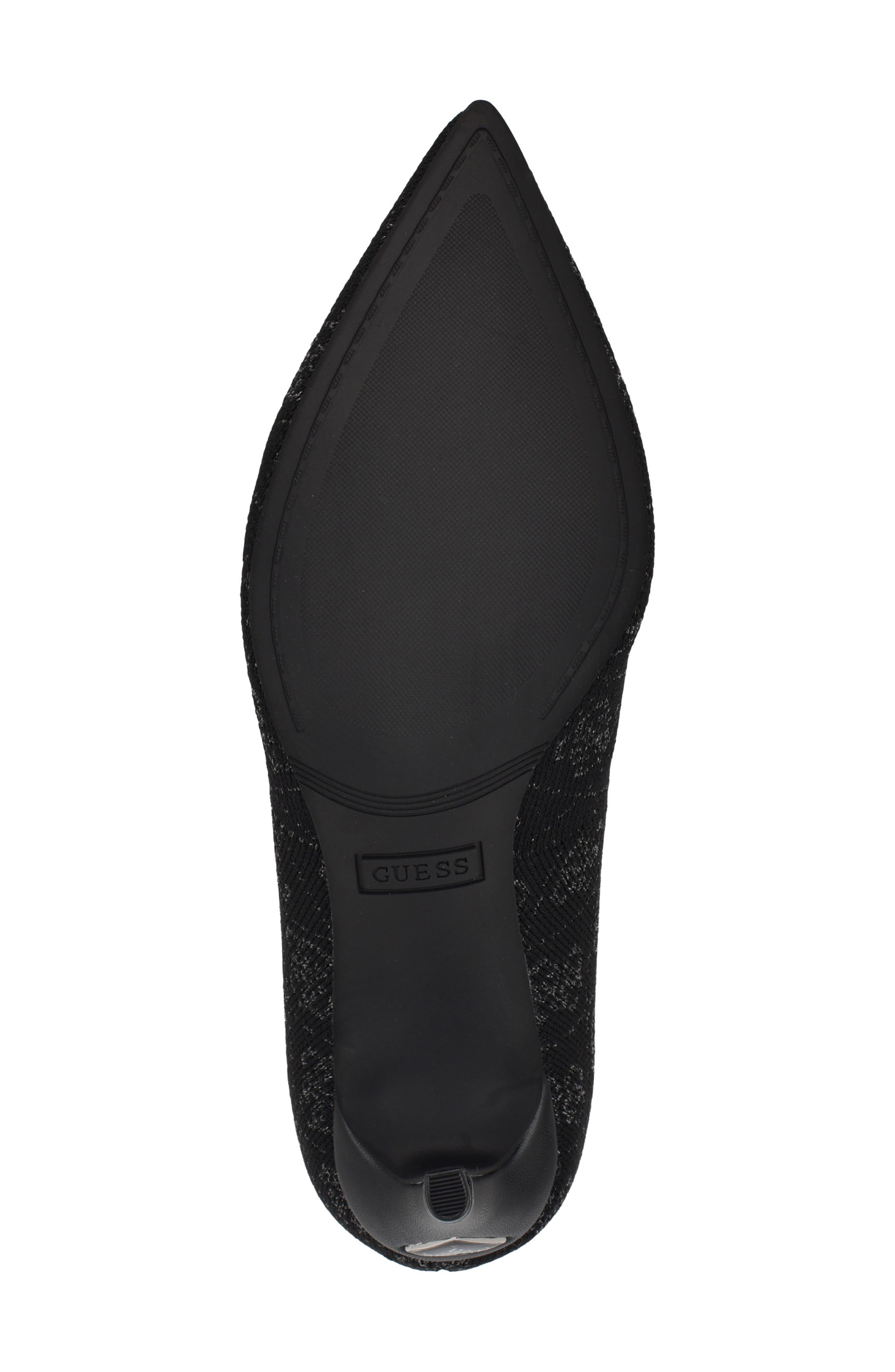 GUESS Richerynt Knit Stiletto Bootie, Alternate, color, Black