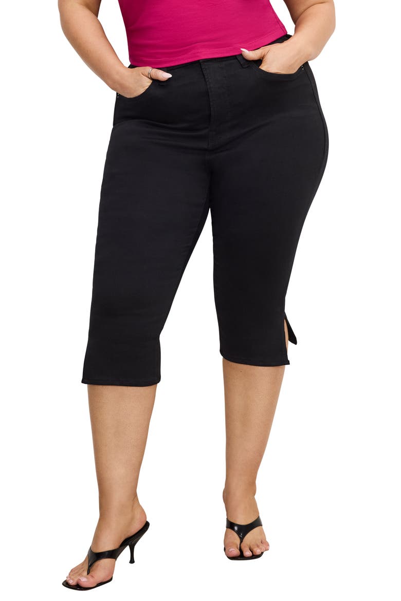 Good Capri Jeans, Alternate, color, BLACK001
