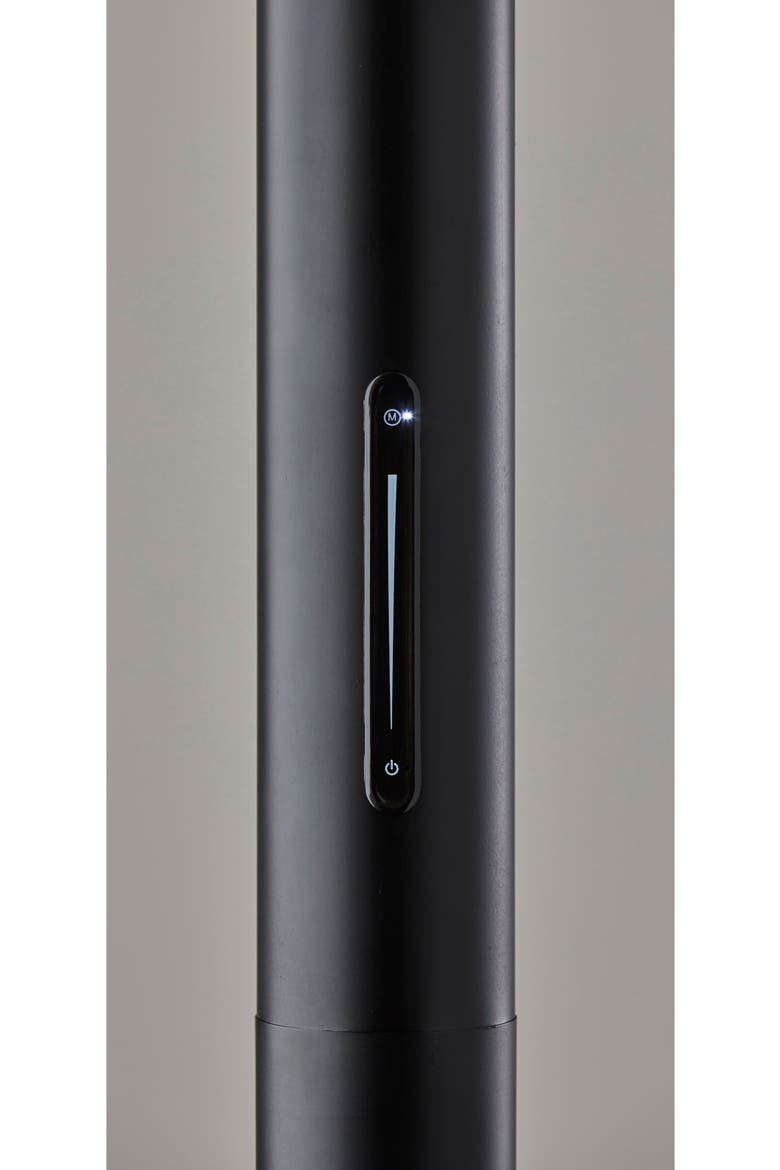 Greer LED Torchiere Lamp, Alternate, color, BLACK
