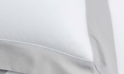 Boll & Branch Signature Colorblock Organic Cotton Duvet Cover & Sham Set In White