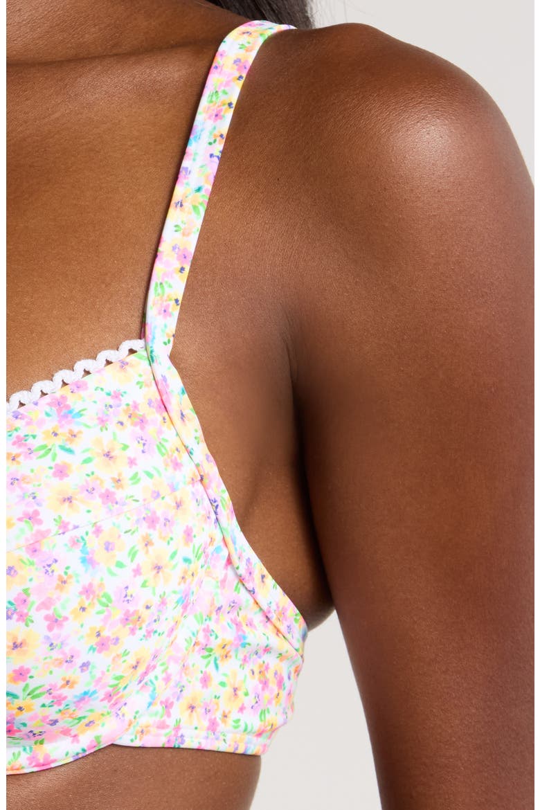 Ditzy Underwire Bikini Top, Alternate, color, DOLLHOUSE