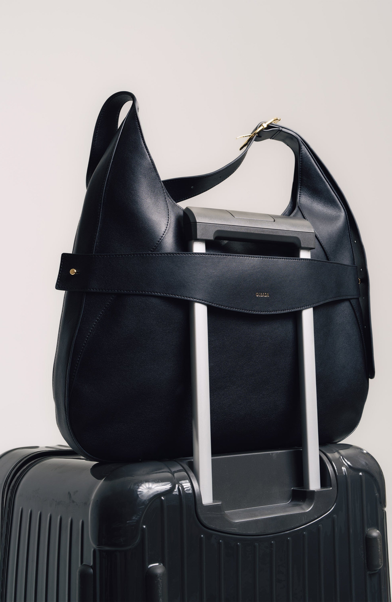 OLEADA Marina Hobo Bag, Alternate, color, Onyx