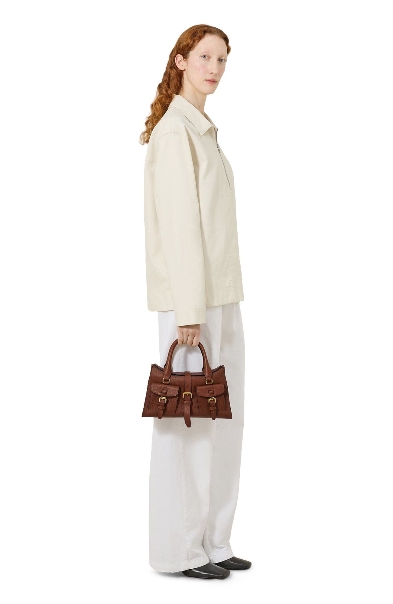 Mulberry Small Roxanne, Alternate, color, Oak