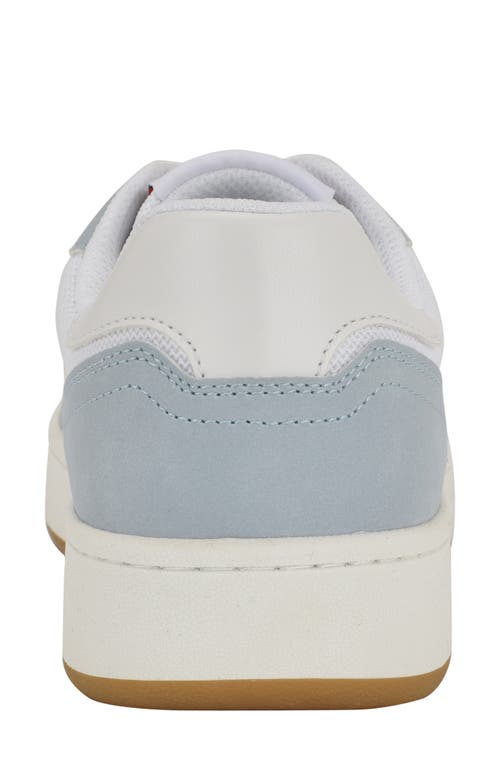 Tommy Hilfiger Women's Neenha Signature Logo Lace-up Sneakers In Atlantic Blue/cm White