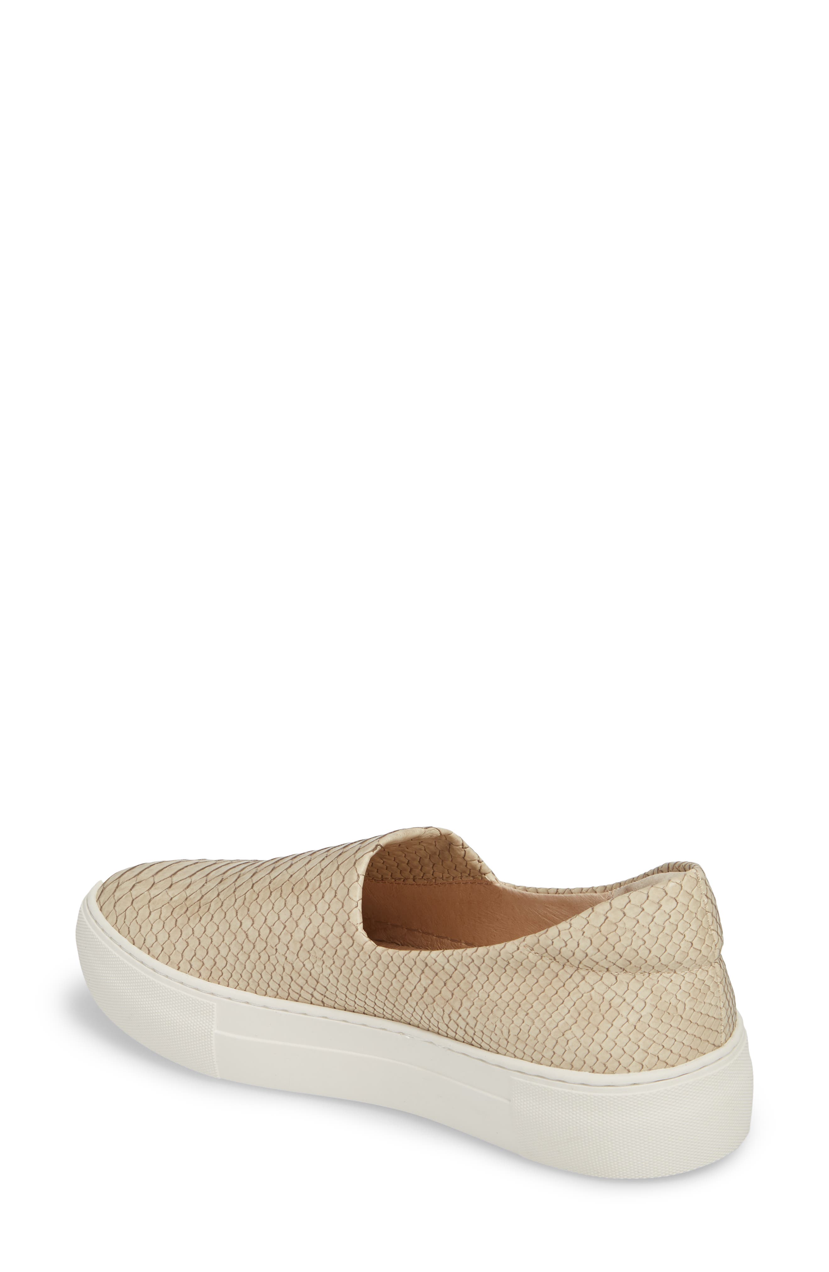'Ariana' Platform Sneaker, Alternate, color, BEIGE EMBOSSED
