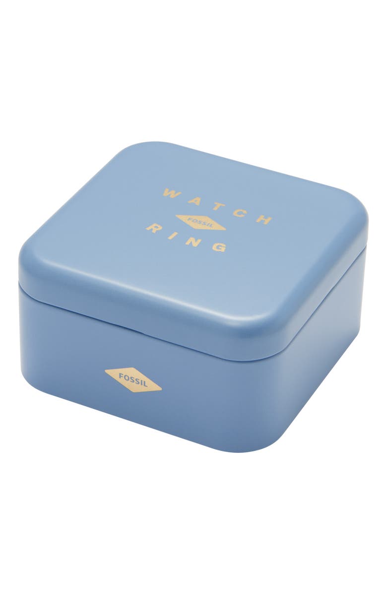 Fossil Ring Watch, 15mm, Alternate, color, Gold