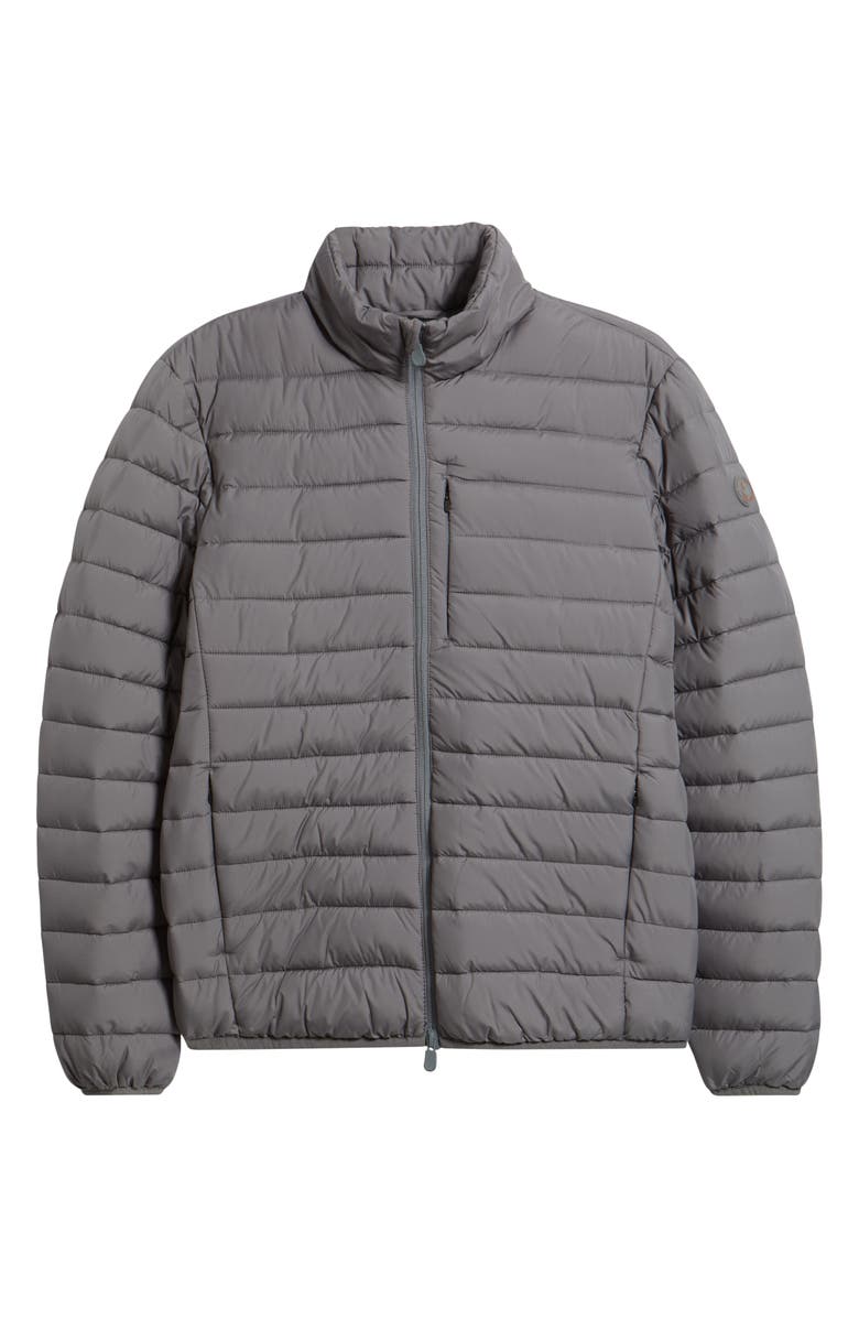 Save The Duck Erion Water Resistant Quilted Puffer Jacket, Alternate, color, Mid Grey