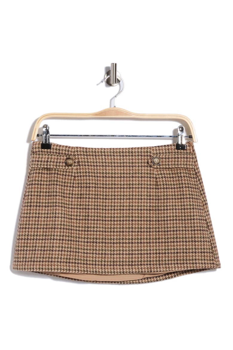 Meralyn Plaid Miniskirt, Main, color, MULTI