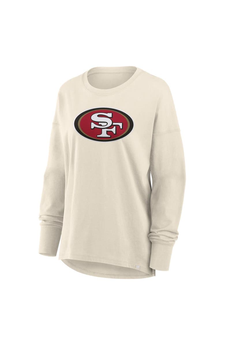 FANATICS Women's Fanatics Cream San Francisco 49ers Dove Legacy Long Sleeve T-Shirt, Alternate, color, Cream