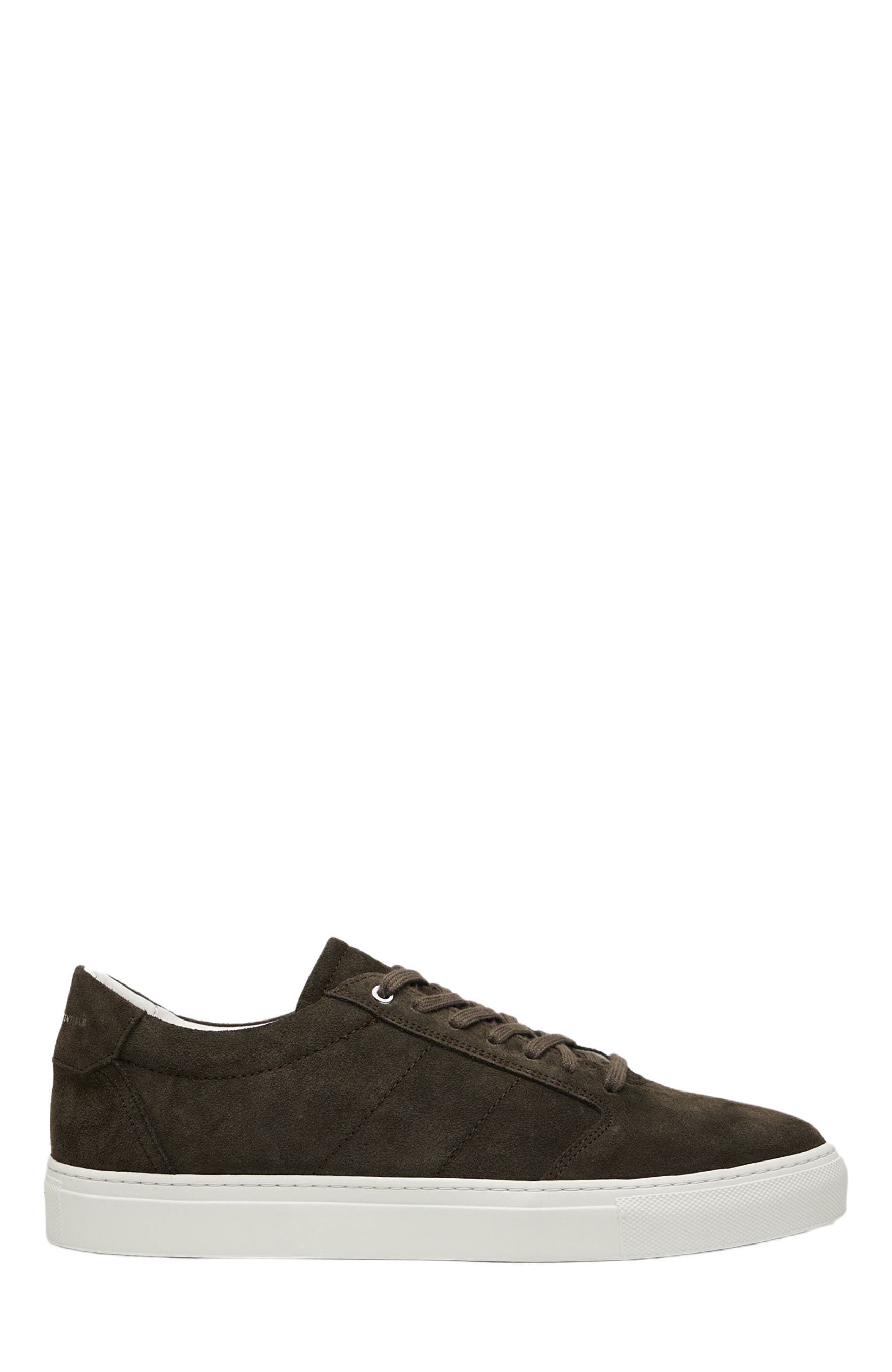 Want Les Essentiels Lennon 2.0 Suede Leather Low Sneaker, Main, color, Dark Brown