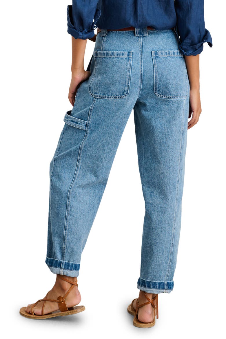 Phoebe Straight Leg Cargo Jeans, Alternate, color, VINTAGE WASH