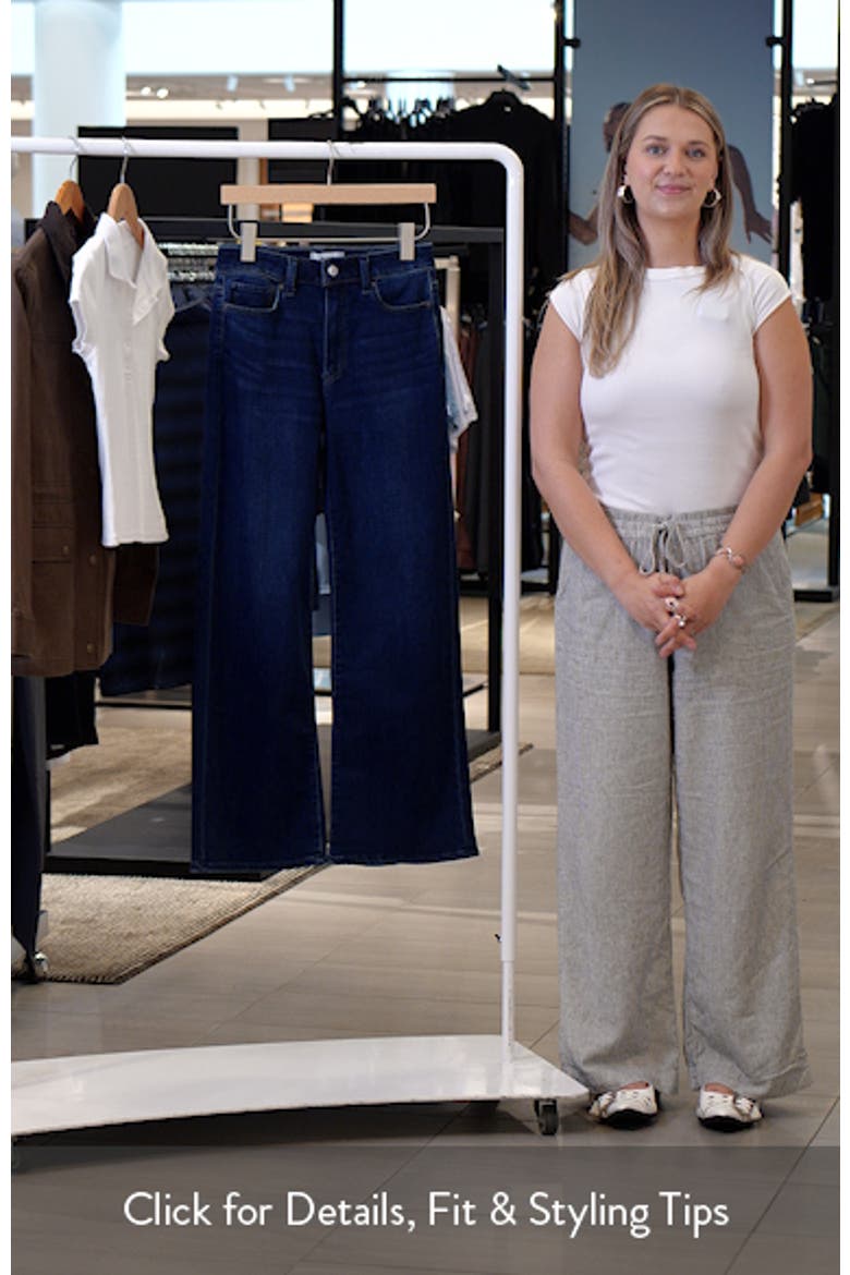 Anessa High Waist Wide Leg Jeans video