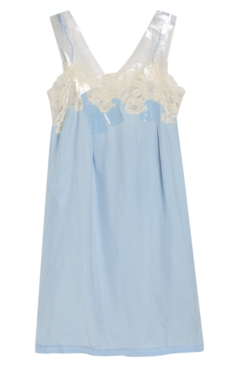 Maison Margiela Taped Mini Slipdress, Main, color, Light Blue