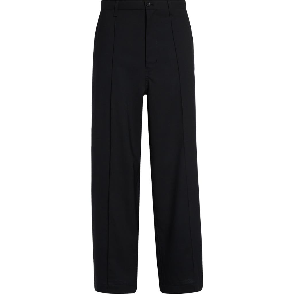 TAO COMME DES GARÇONS TAO COMME DES GARÇONS TROPICAL WOOL BLEND STRAIGHT LEG PANTS