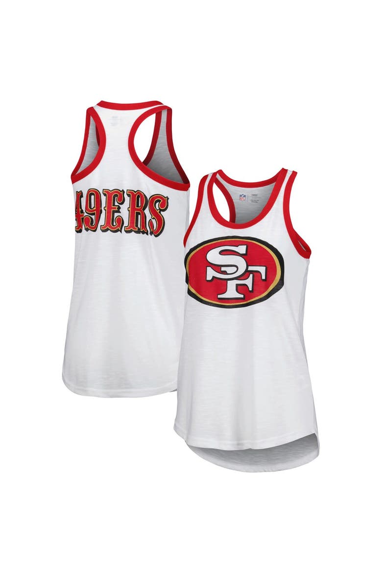 Women's G-III 4Her by Carl Banks White San Francisco 49ers Tater Tank Top, Main, color, White