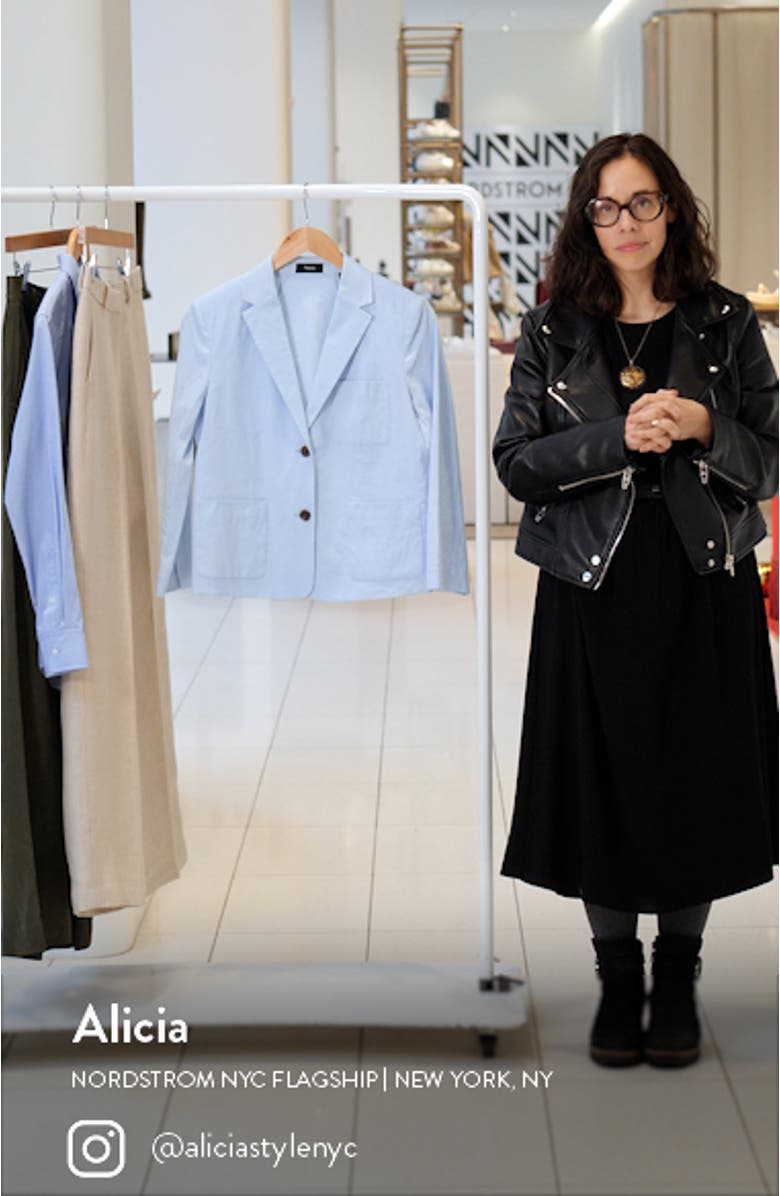 Good Shrunken Linen Blend Blazer, sales video thumbnail