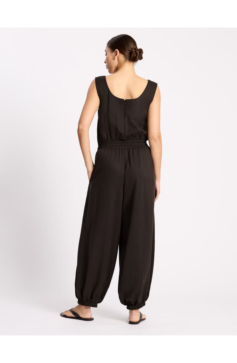 Albaray Tencel Balloon Leg Jumpsuit, Alternate, color, Chocolate