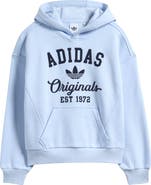 adidas Originals Kids' Varsity Cotton Blend Fleece Hoodie