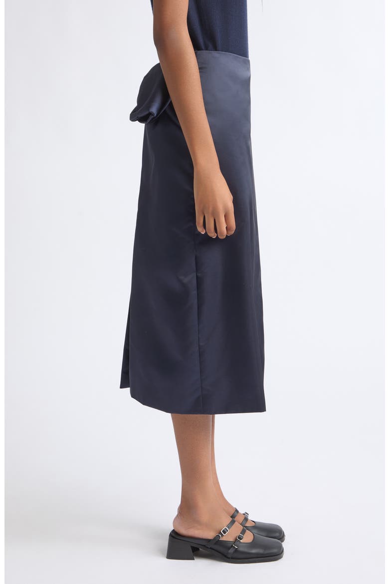 Enoki Midi Skirt, Alternate, color, NAVY