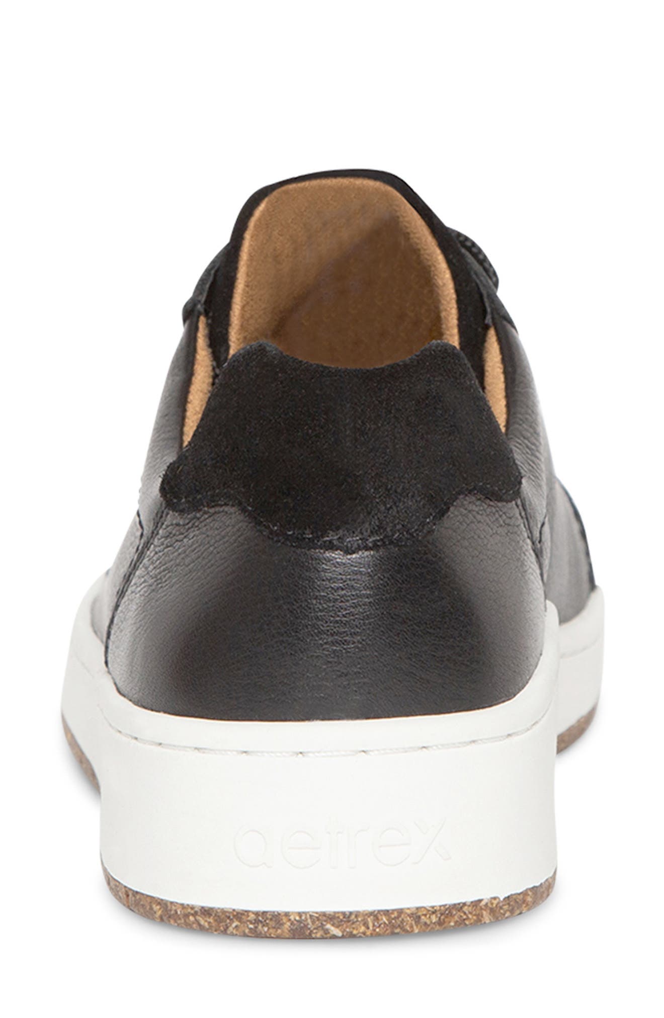 Aetrex Blake Leather Low Top Sneaker, Alternate, color, 