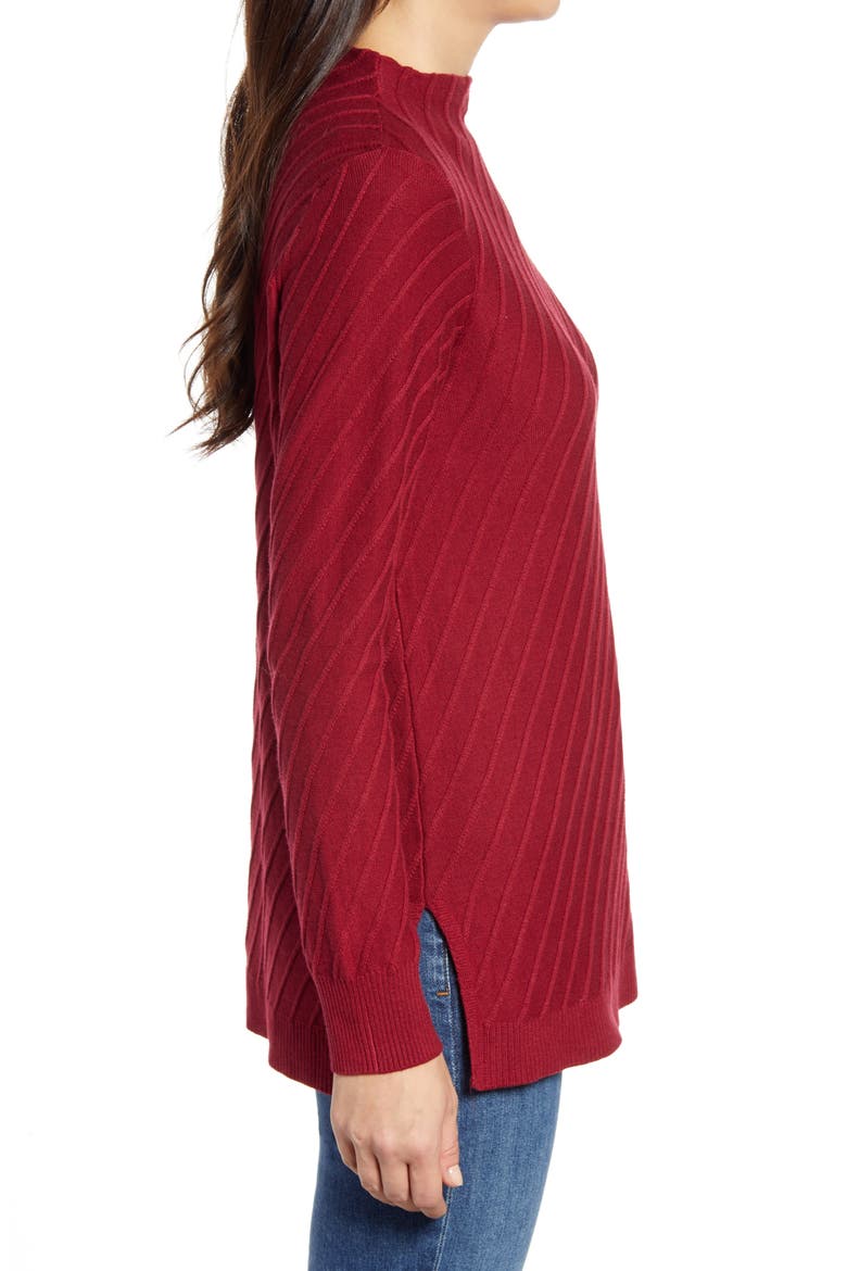 Long Sleeve Top, Alternate, color, DEEP RED