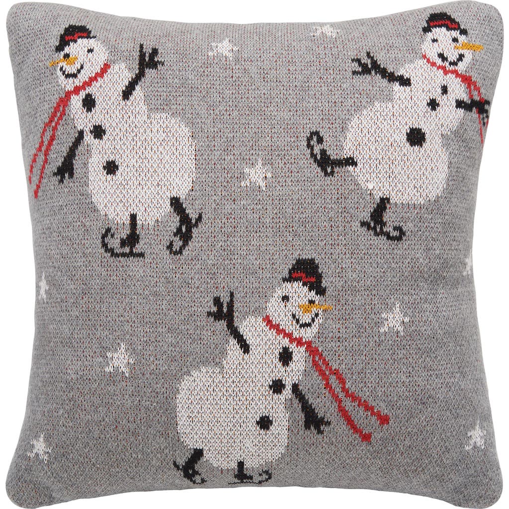 C & F Home C&f Home Snowman Christmas Throw Pillow, 12" X 12" In Gray